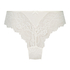 Slip brésilien jambes hautes Dora, Blanc