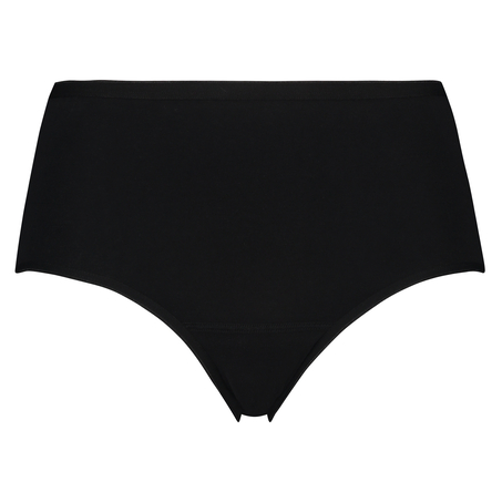 Superslip midi coton, Noir