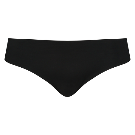 Slip brésilien Invisible coton, Noir