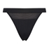 Bas de bikini coquin Mesh, Noir