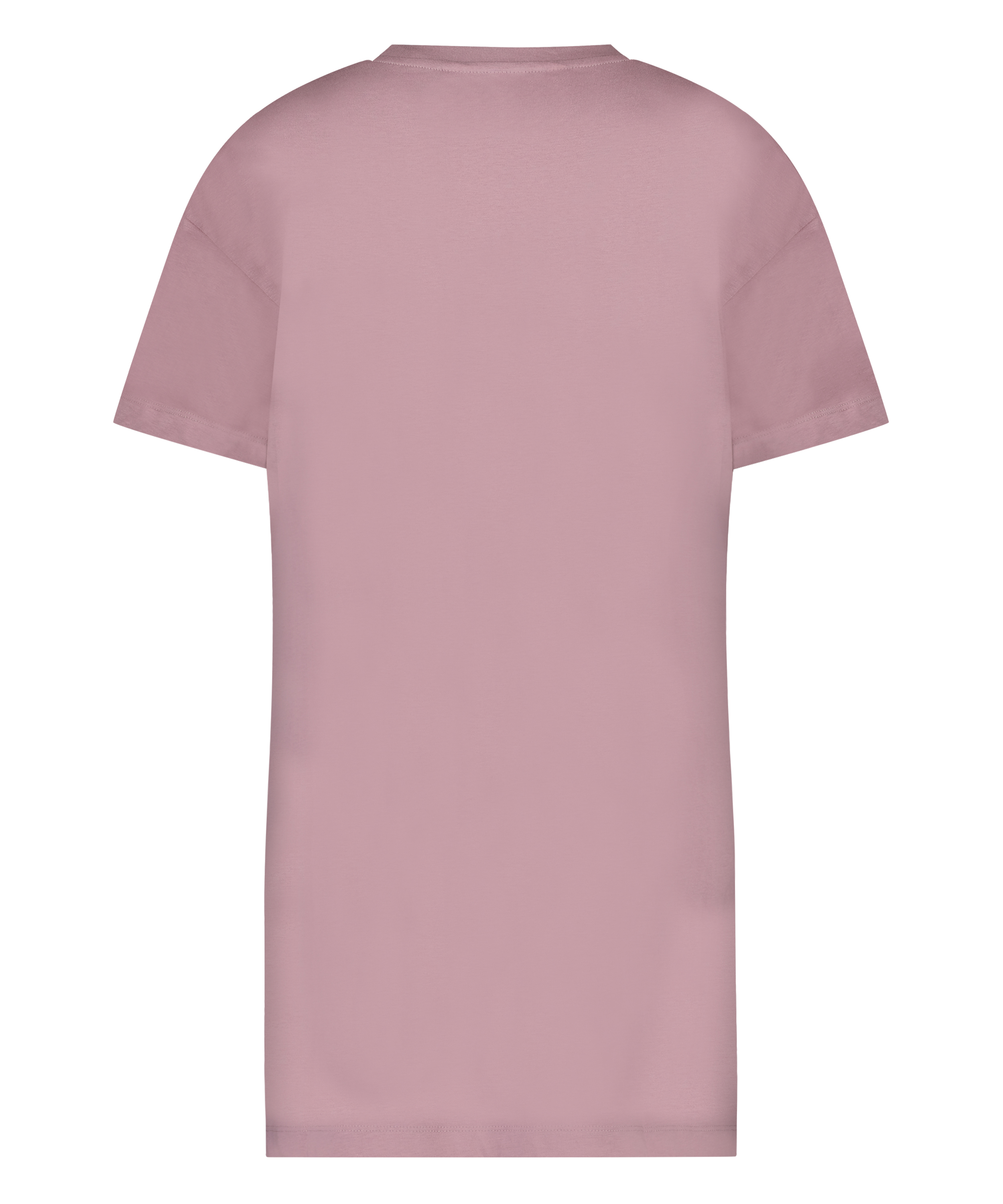 Chemise de nuit col rond, Violet, main