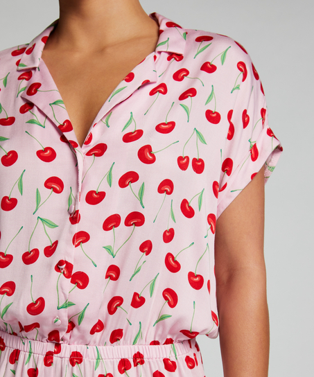 Combinaison Teddy Cherry, Rose