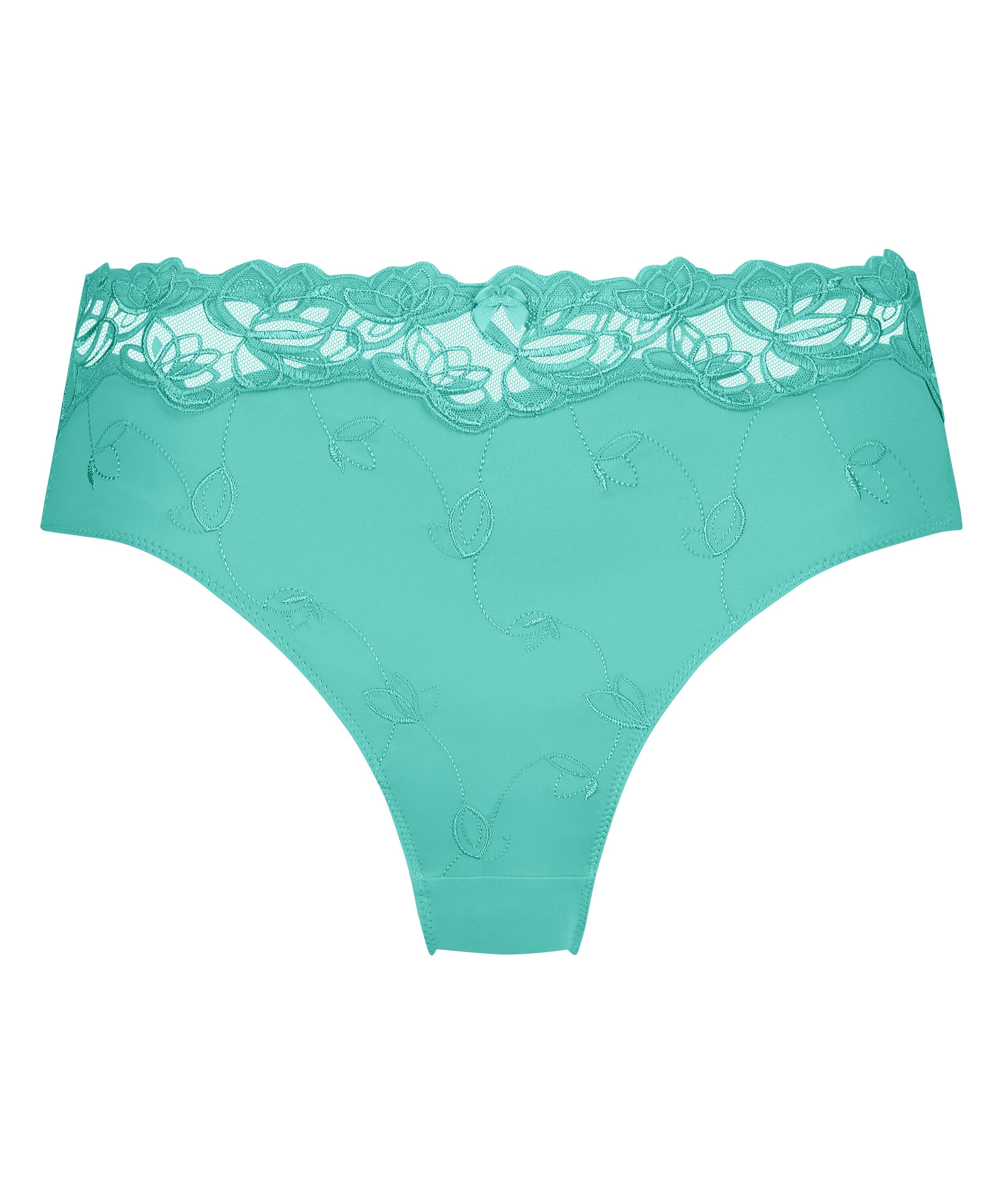 Slip taille haute Diva, Vert