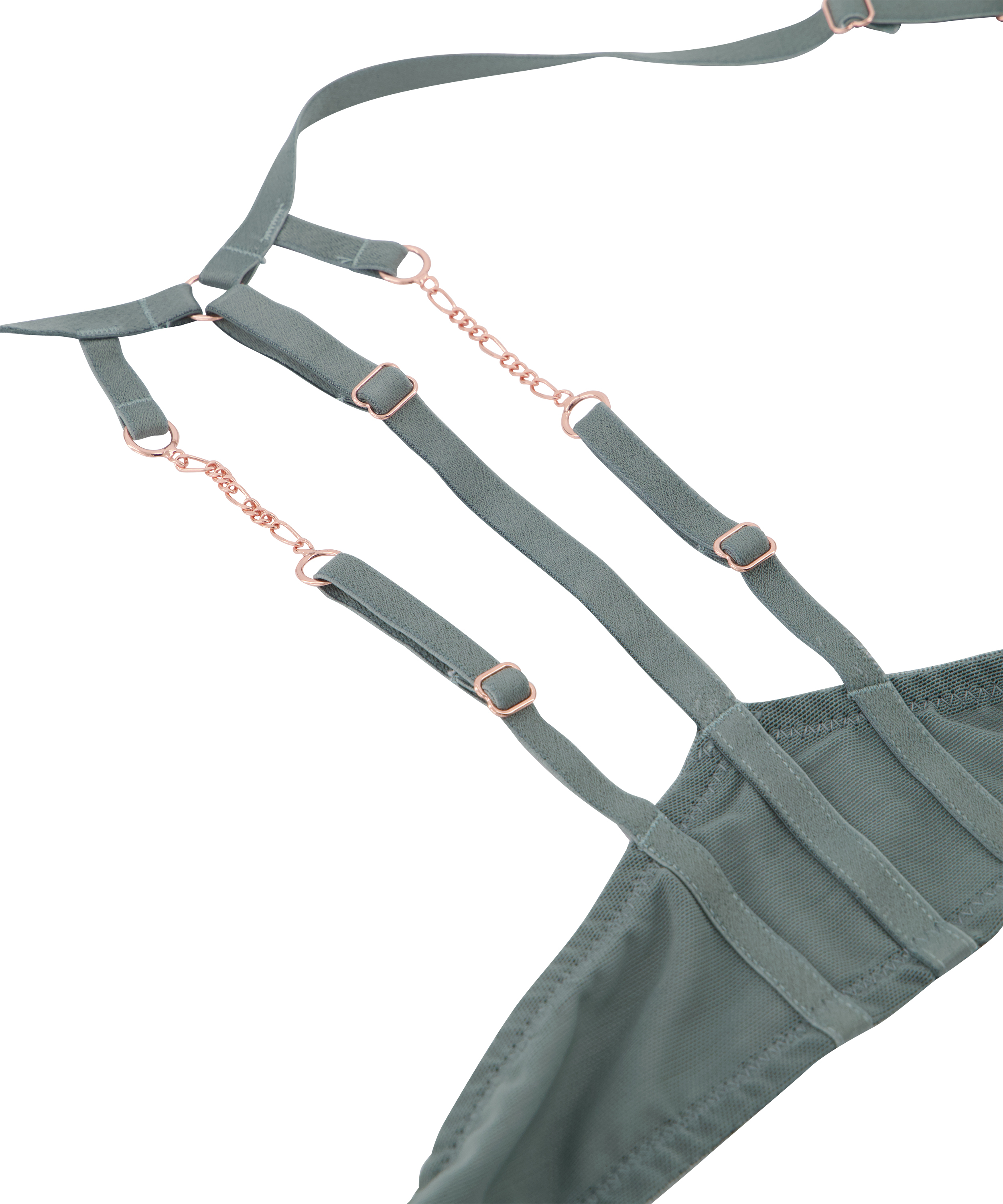 Soutien-gorge push-up à armatures préformé Nicole, Vert, main