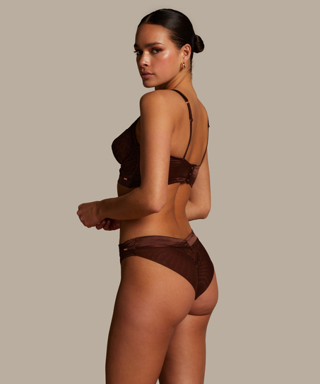 Slip brésilien Indigo, marron