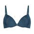 Soutien-gorge à armatures préformé Plunge, Bleu