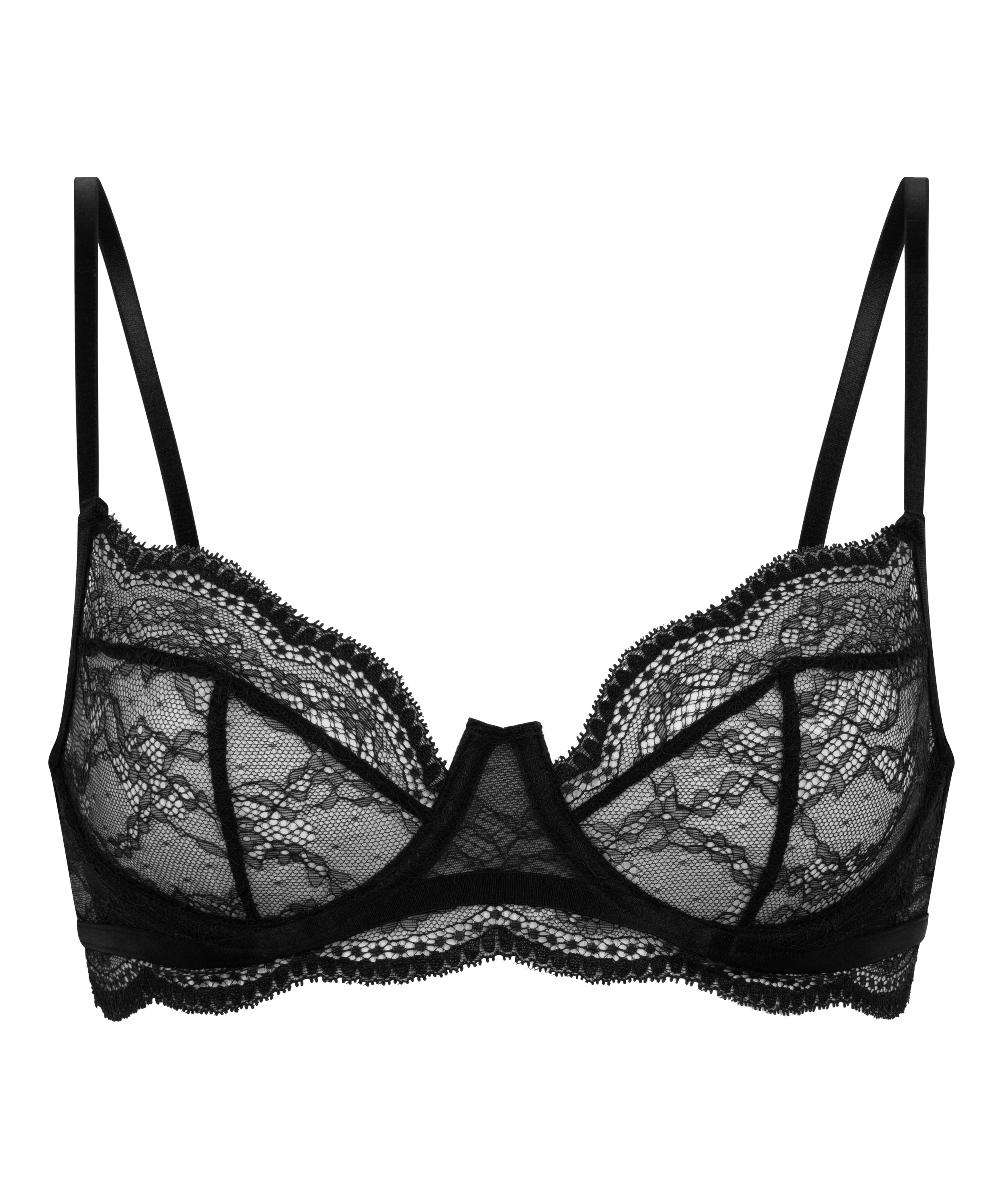 Soutien-gorge non-rembourré à armatures Isabelle, Noir, main