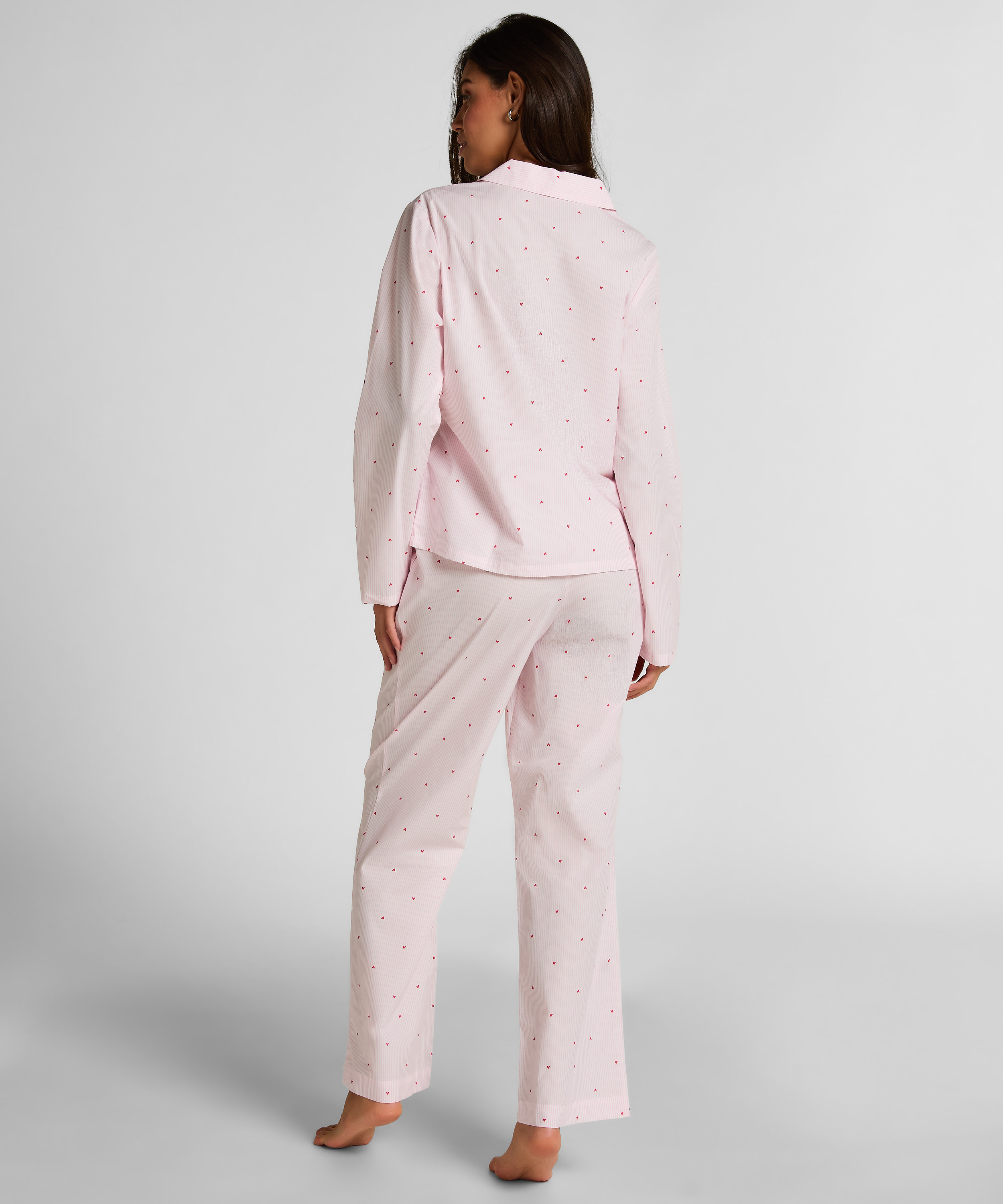 Chemise en coton, Blanc, main