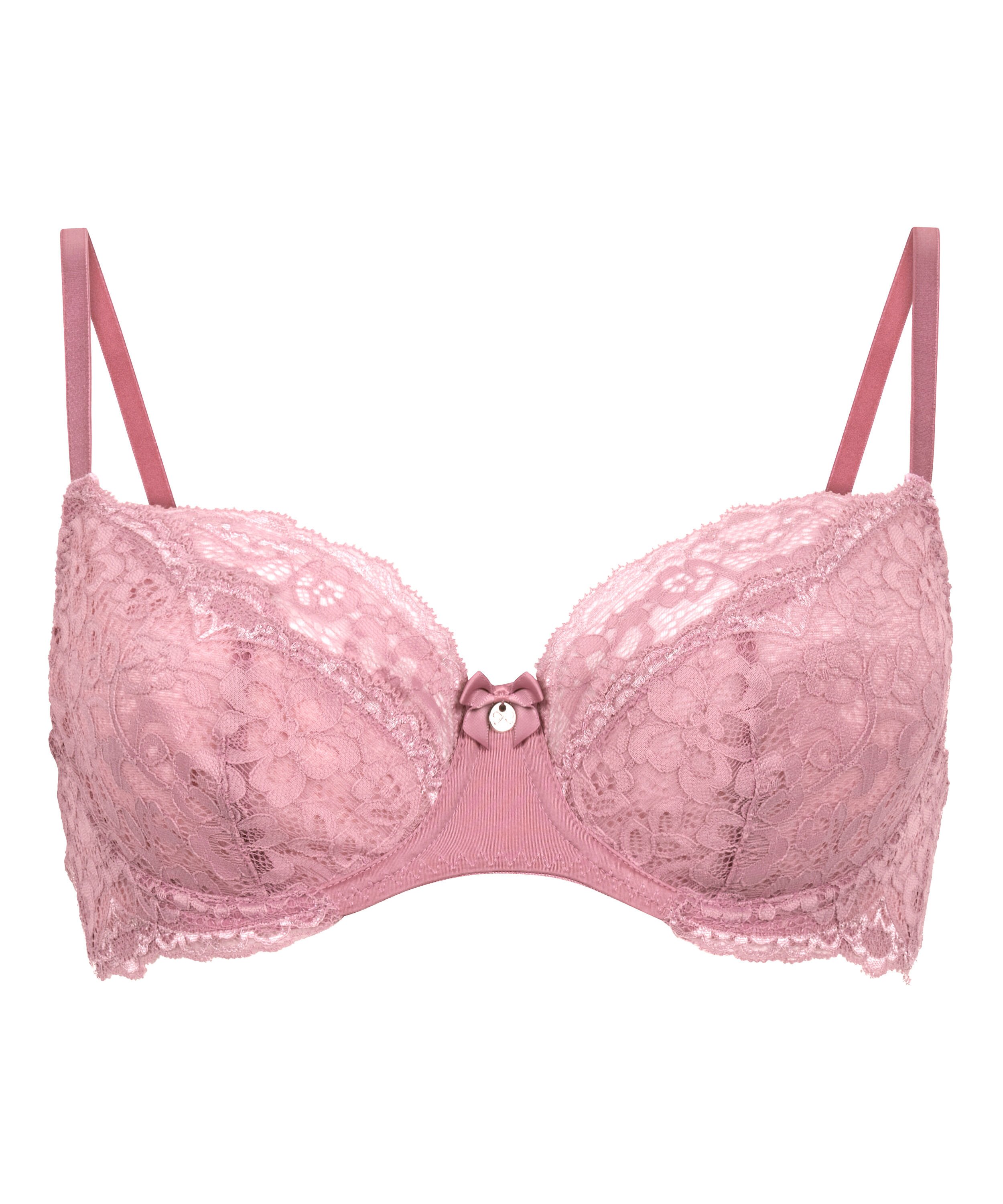 Soutien-gorge &agrave; armatures non-pr&eacute;form&eacute; Marine, Rose
