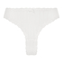 Slip brésilien V-shape mesh, Blanc