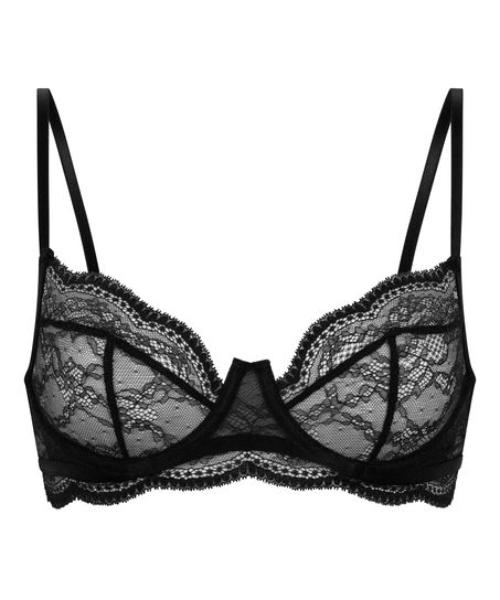 Soutien-gorge non-rembourré à armatures Isabelle, Noir