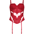 Bustier Charlotta, Rouge