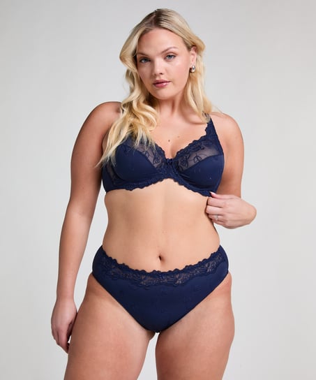 Soutien-gorge &agrave; armatures non-pr&eacute;form&eacute; Diva, Bleu