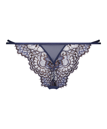 Slip tanga Rya, Bleu