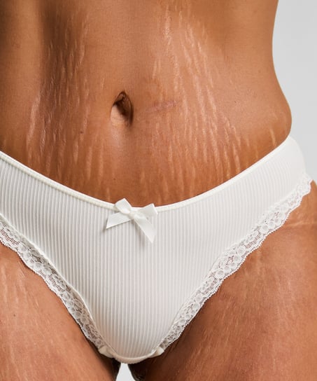 Slip brésilien Lola, Blanc