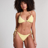 Bas de maillot de bain Crochet, Jaune