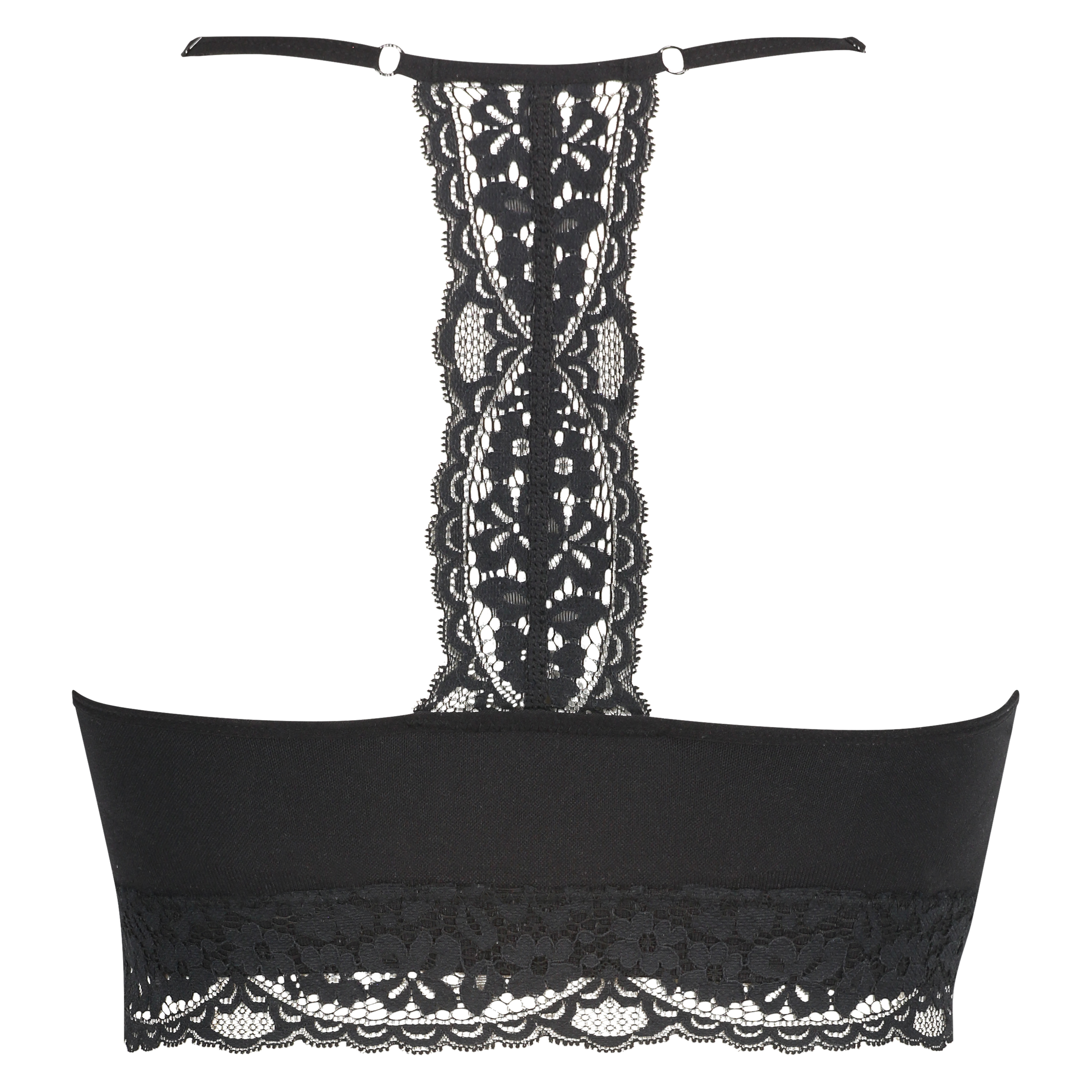 Brassière sans couture Marine, Noir, main