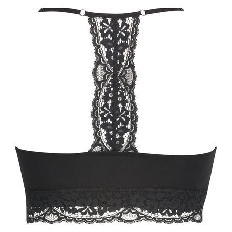 Brassière sans couture Marine, Noir