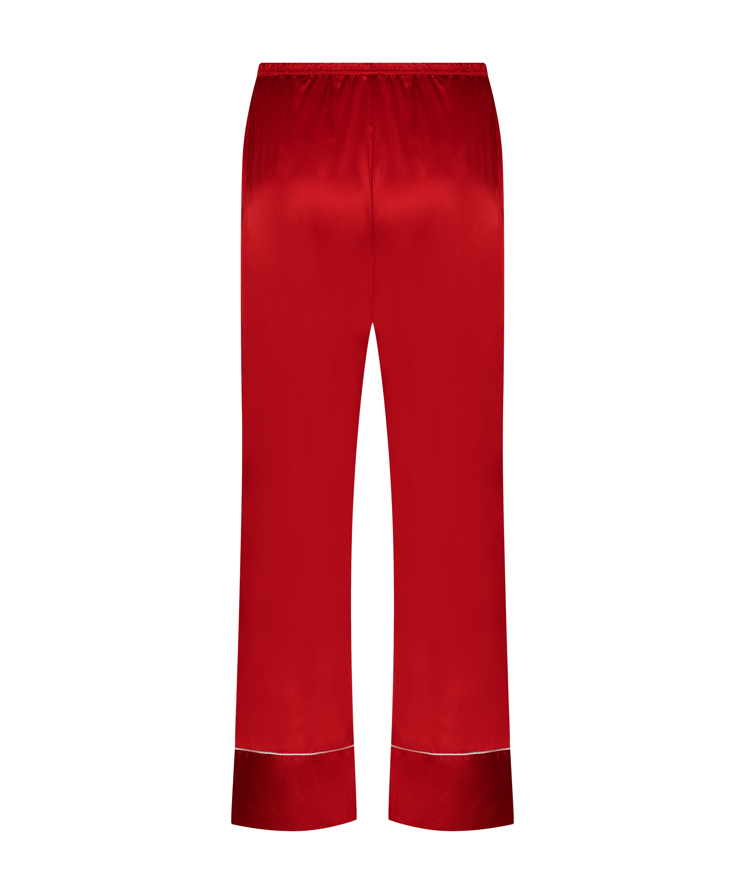 Pantalon Satin, Rouge, main