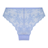 Slip brésilien Invisible Lace Back, Bleu