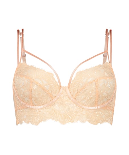 Soutien-gorge à armatures préformé longline Isabella, Orange
