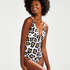 Maillot de bain Animal, Blanc