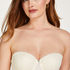 Soutien-gorge à armatures préformé sans bretelles Maya, Blanc