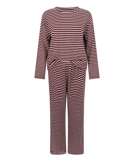 Pyjama en jersey de coton, Rouge
