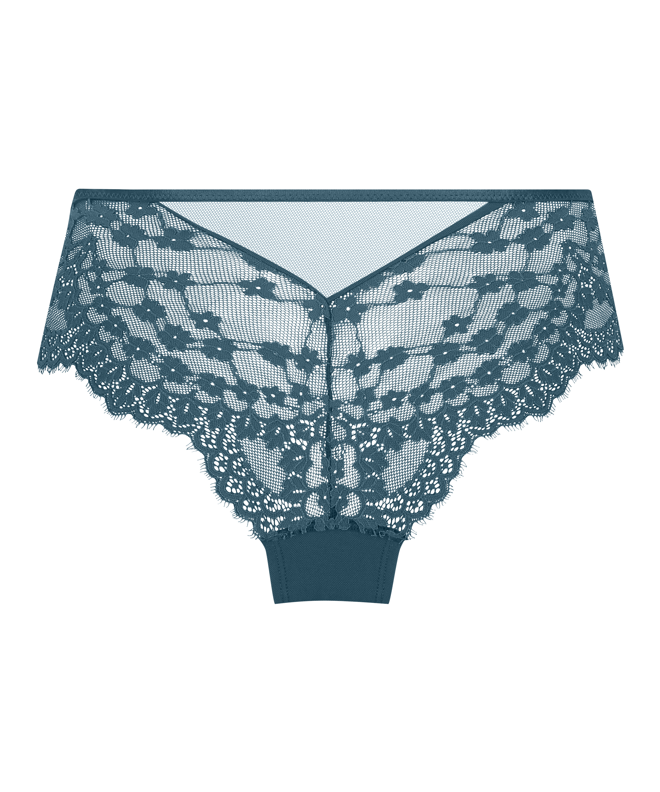 Slip brésilien Astrid, Bleu, main