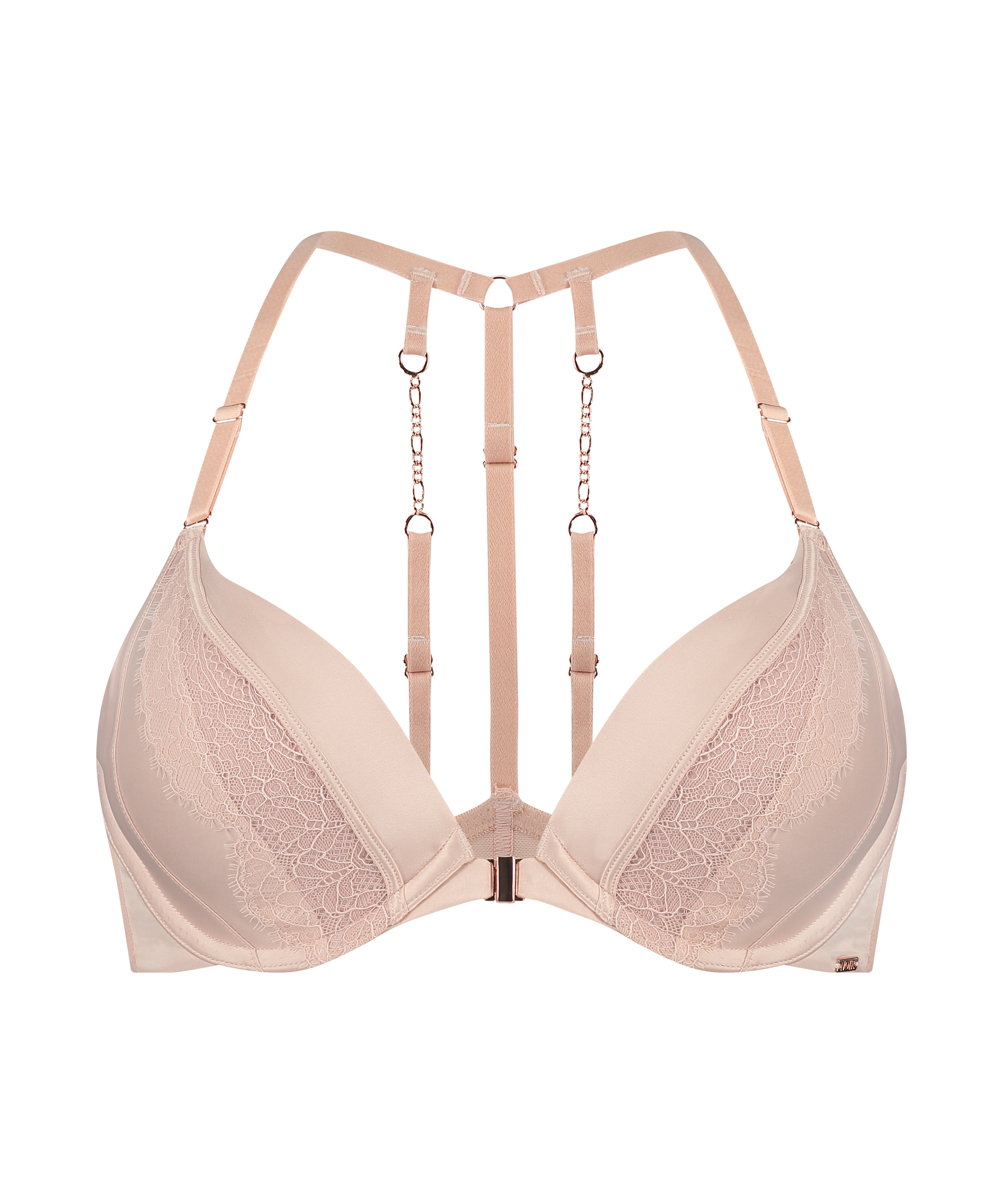 Soutien-gorge push-up à armatures préformé Nicole, Rose, main