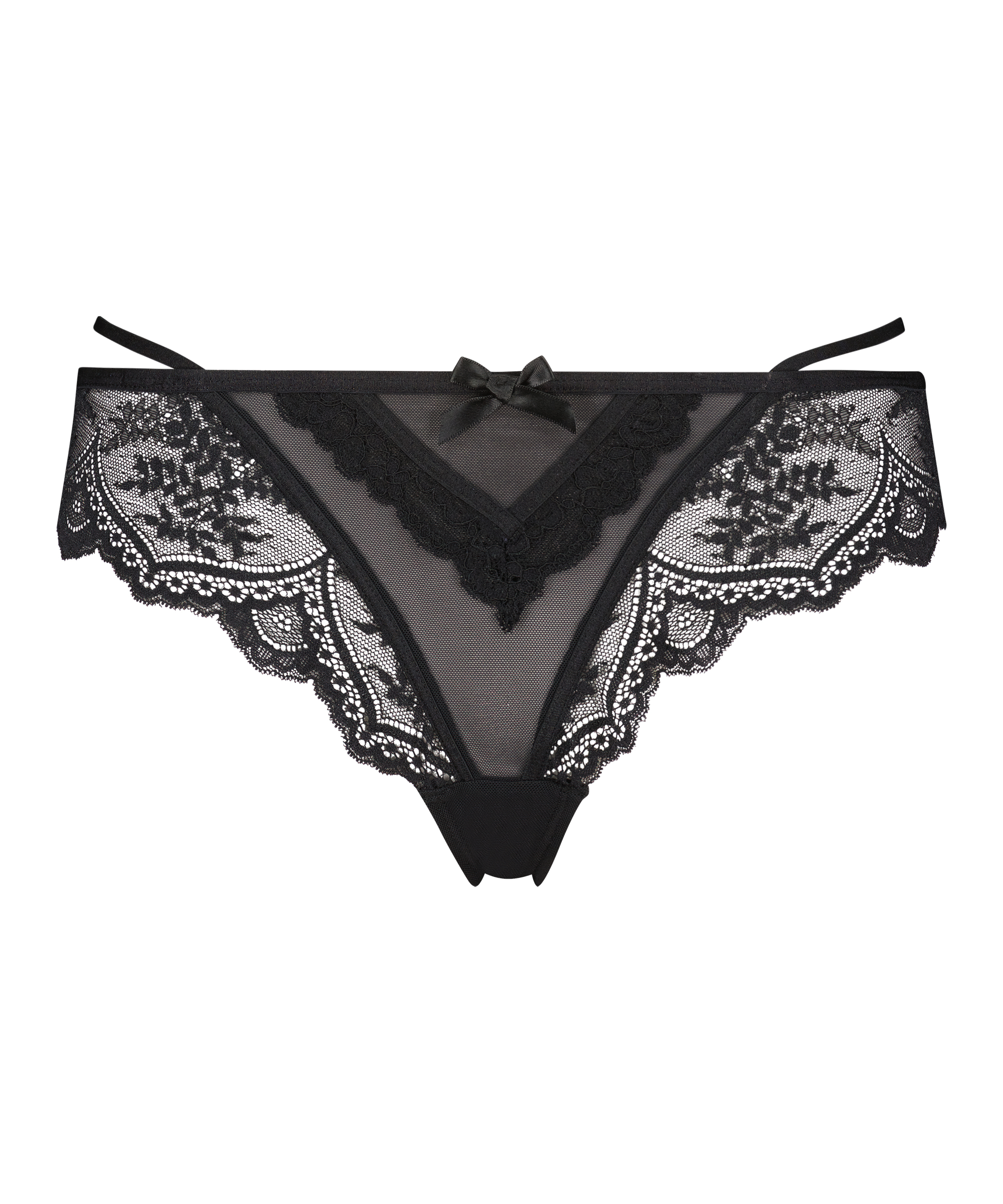 Slip brésilien Anna, Noir, main