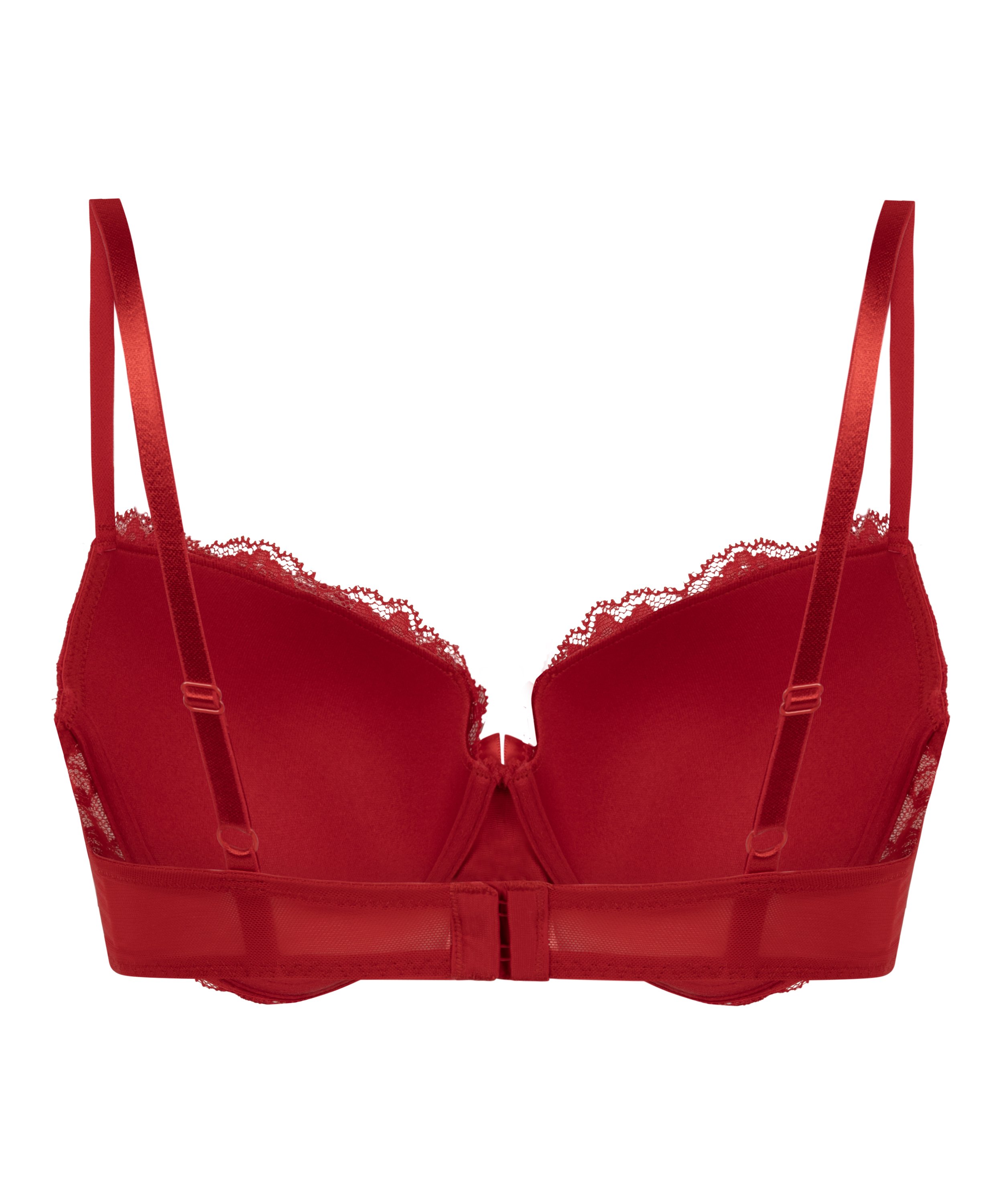 Soutien-gorge à armatures préformé Teddy, Rouge, main