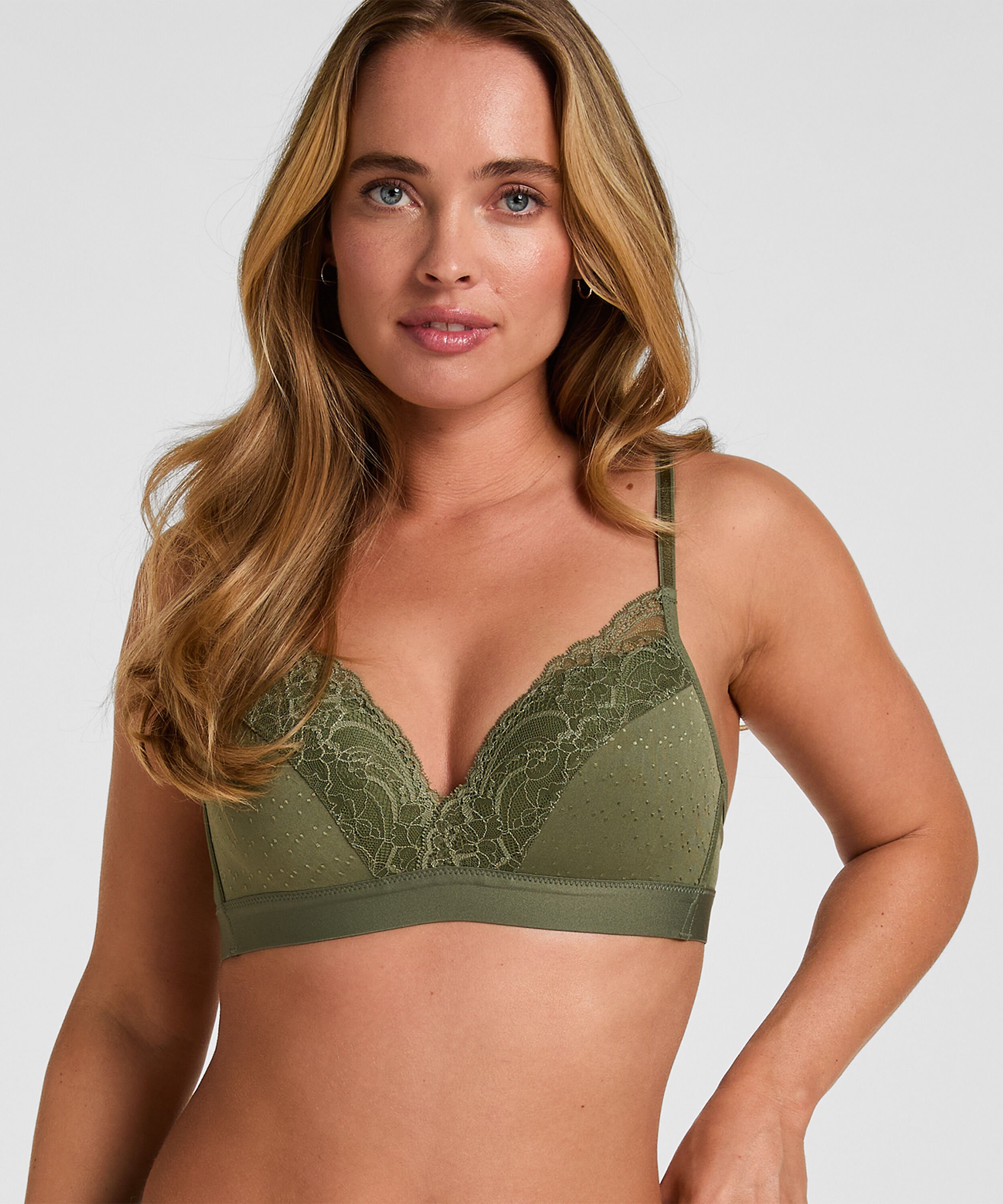 Soutien-gorge préformé sans armatures Sophie, Vert