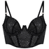 Soutien-gorge à armatures non-rembourré longline Elle, Noir
