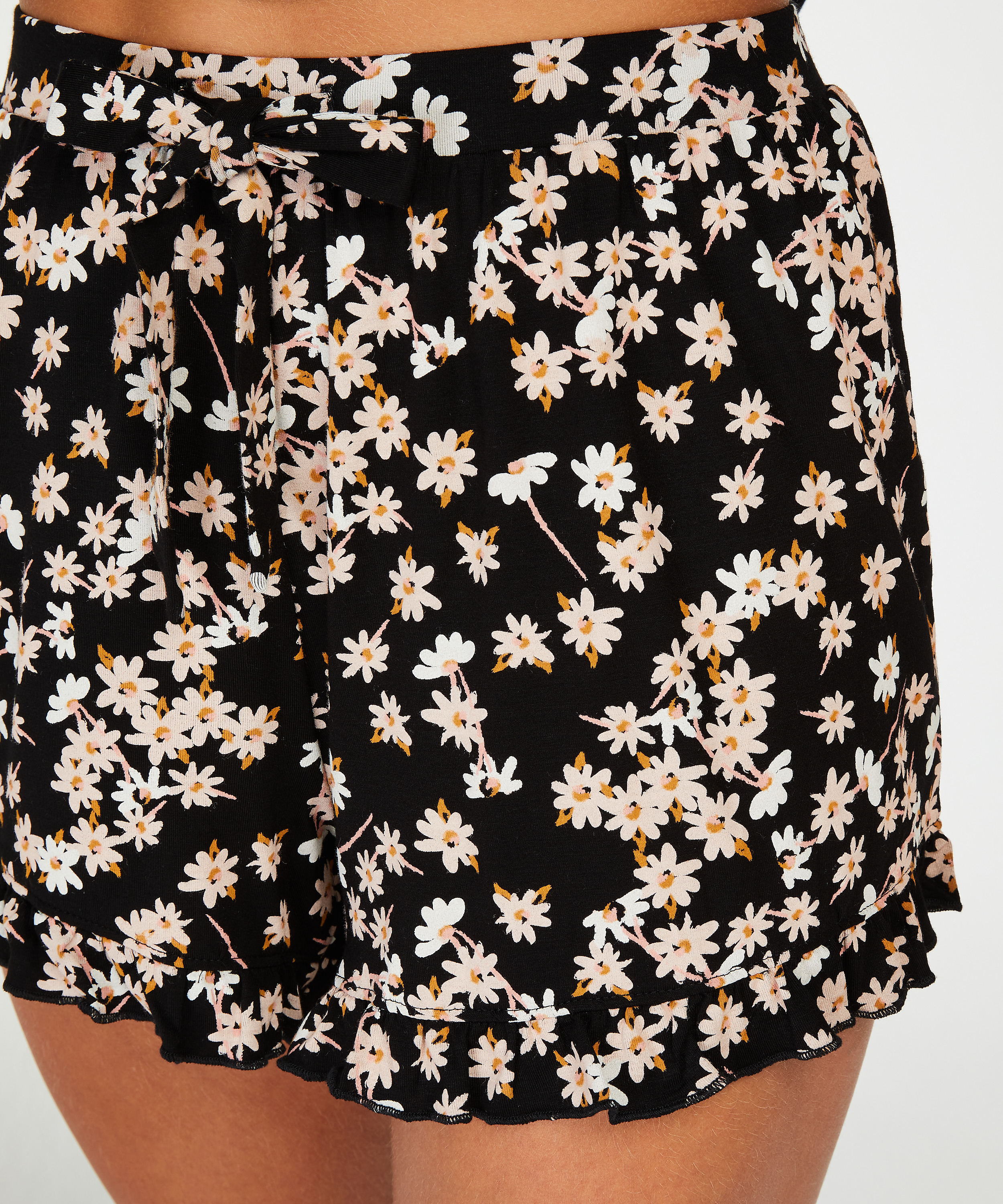 Ensemble de pyjama court, Noir, main