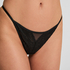 String jambe haute Sabrina, Noir