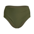 Bas de bikini taille haute Cheeky shaping Luna, Vert