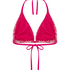 Haut de bikini triangle Cali, Rose