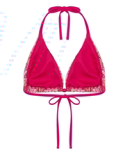 Haut de bikini triangle Cali, Rose