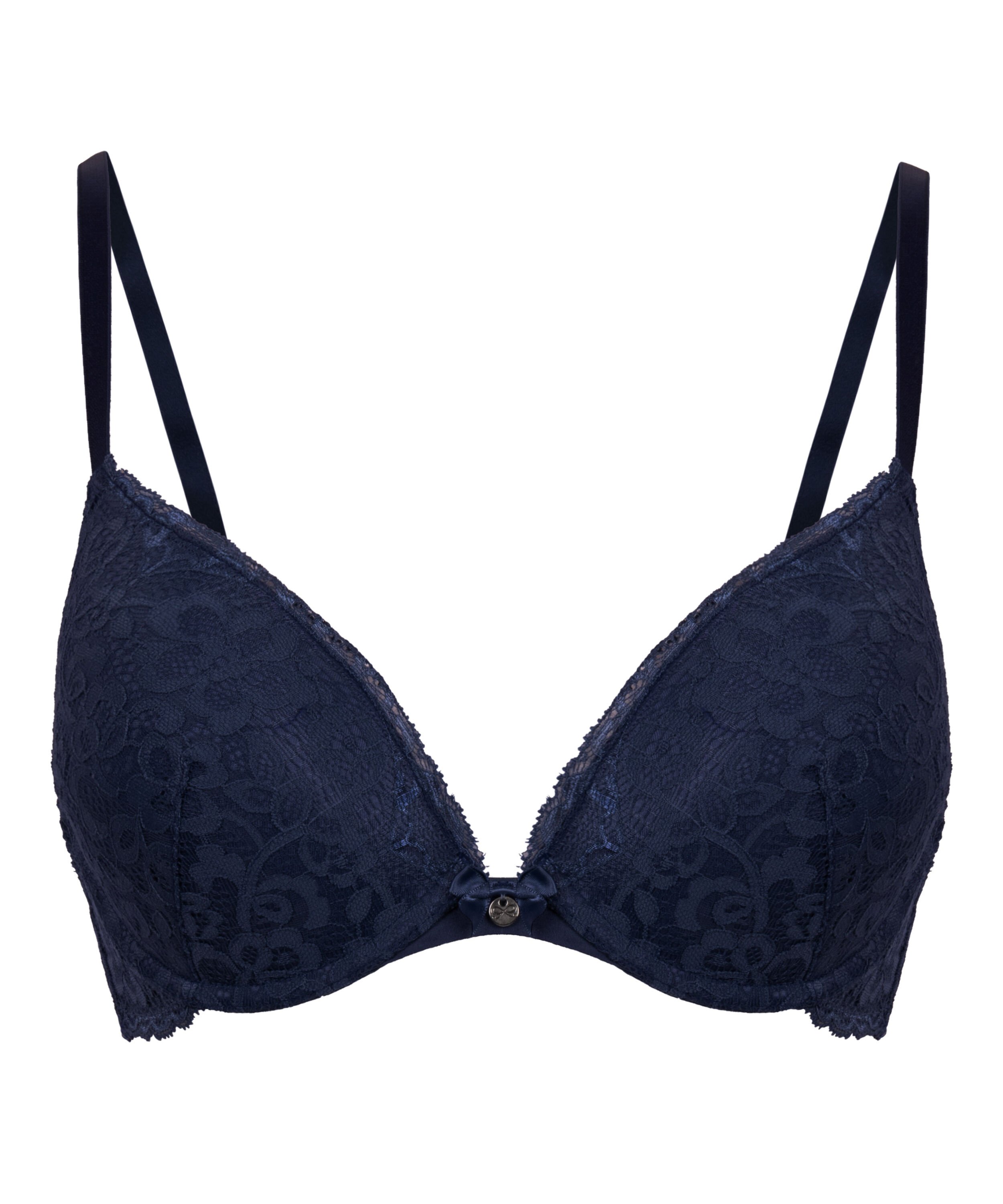 Soutien-gorge &agrave; armatures pr&eacute;form&eacute; push-up Marine, Bleu