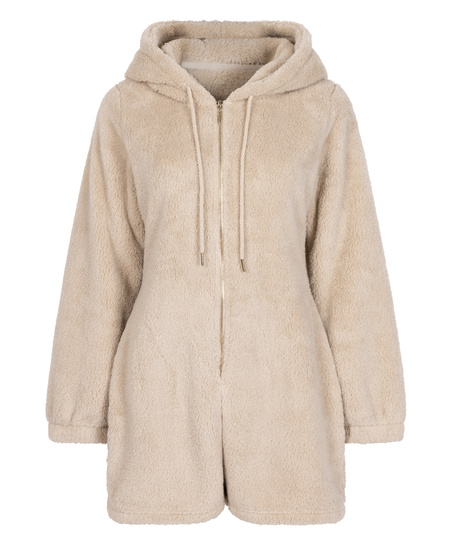 Grenouillère Fleece, Beige