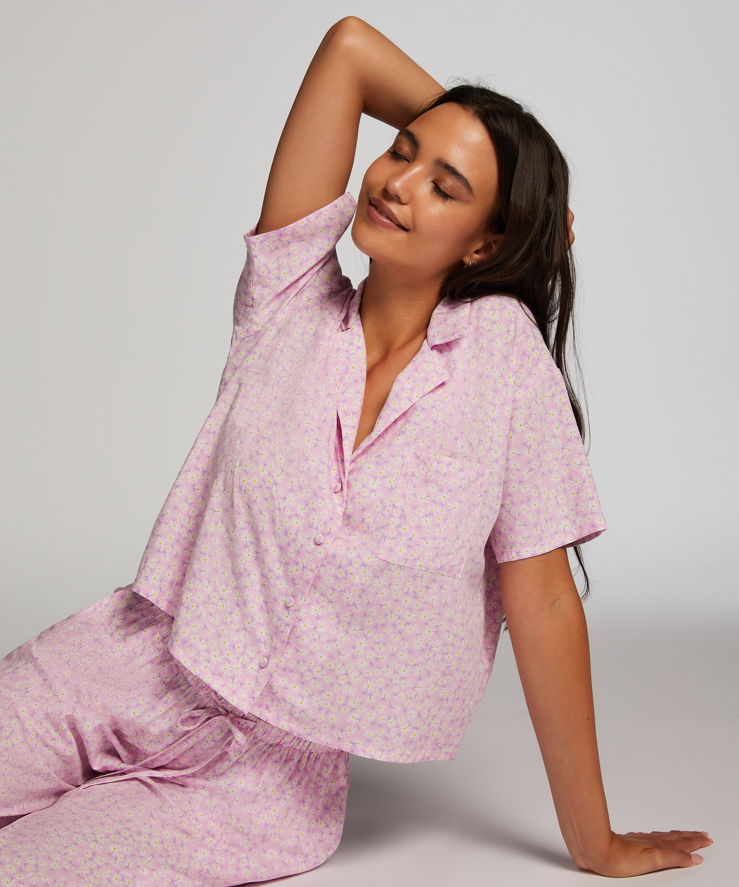 Haut de pyjama, Rose