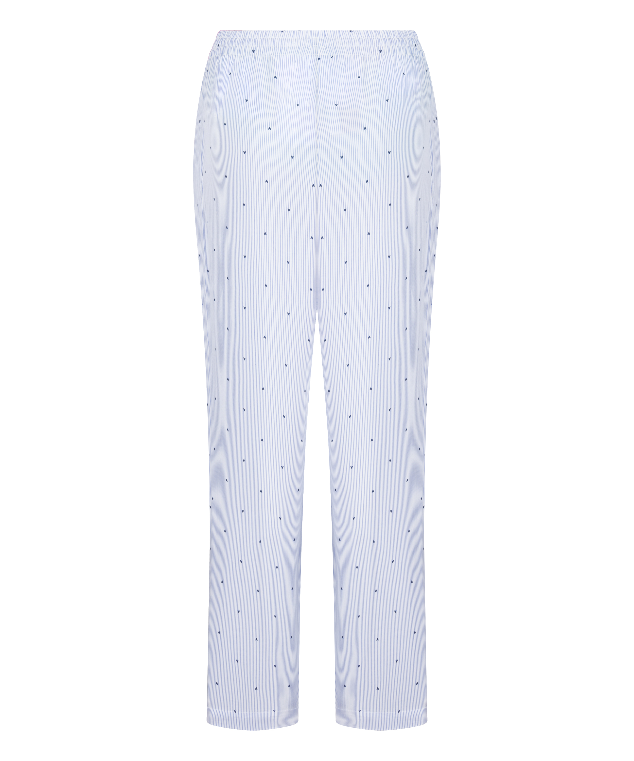 Pantalon Cotton Stripe Heart, Bleu, main