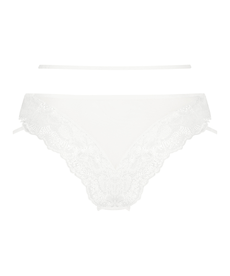 Slip brésilien Amala, Blanc