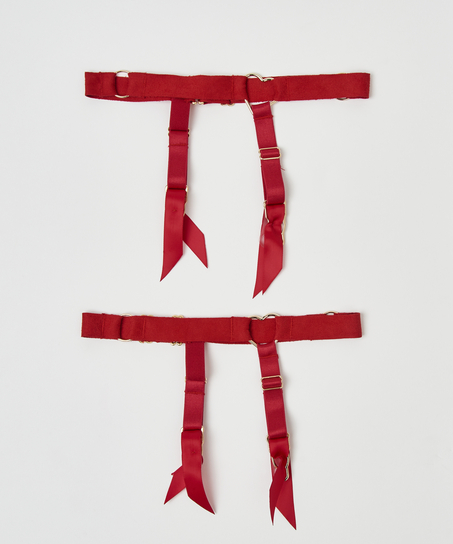 Porte-jarretelles Private Cuffs, Rouge