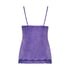 Camisole velours Dentelle, Violet