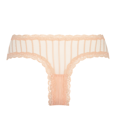 Slip brésilien V-shape mesh, Orange