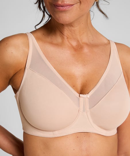 Soutien-gorge &agrave; armatures non-pr&eacute;form&eacute; minimiseur Nina, Beige