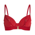Haut de bikini Luna, Rouge