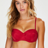 Haut de maillot de bain push-up rembourr&eacute; &agrave; armatures Lola, Rouge